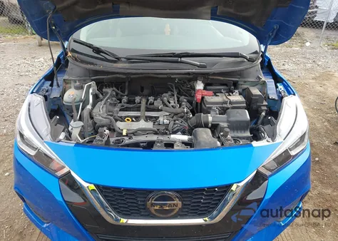 2021 Nissan Versa Sv Xtronic Cvt from USA, damaged, VIN 3N1CN8EV9ML826570